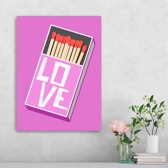 Matchbox Love Canvas Giclée Art